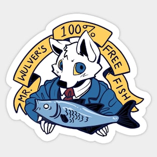 Wulver’s 100% Free Fish Sticker